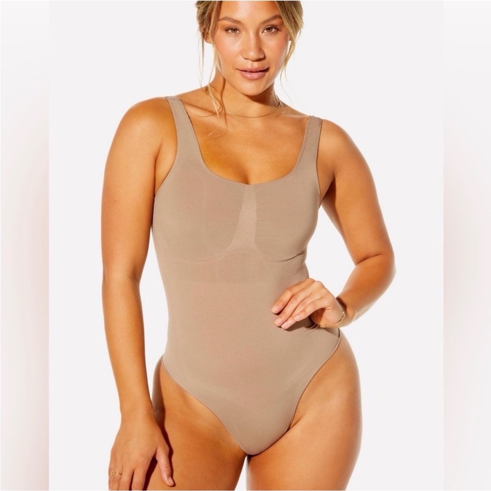 Yitty Nearly Naked Shaping Thong Bodysuit 1x/2x